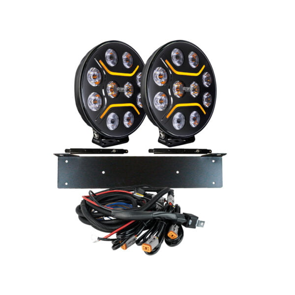 STRANDS KIT COMPLET 2X FEUX DE ROUTE INTENSE 9″ LED